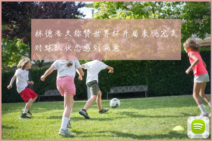 林德洛夫称赞世界杯开局表现完美对球队状态感到满意